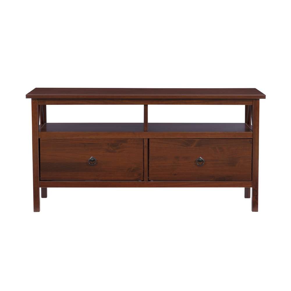 Linon Home Decor - Titian Tv Stand - 86158ATOB-01-KD-U veiw 2