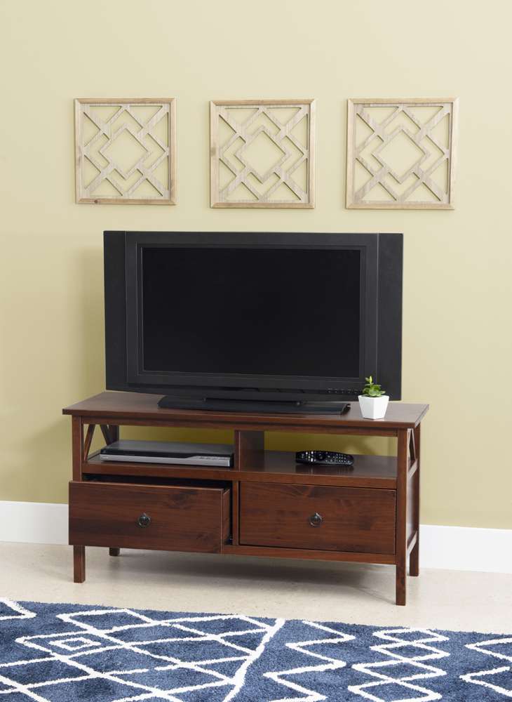 Linon Home Decor - Titian Tv Stand - 86158ATOB-01-KD-U veiw 6