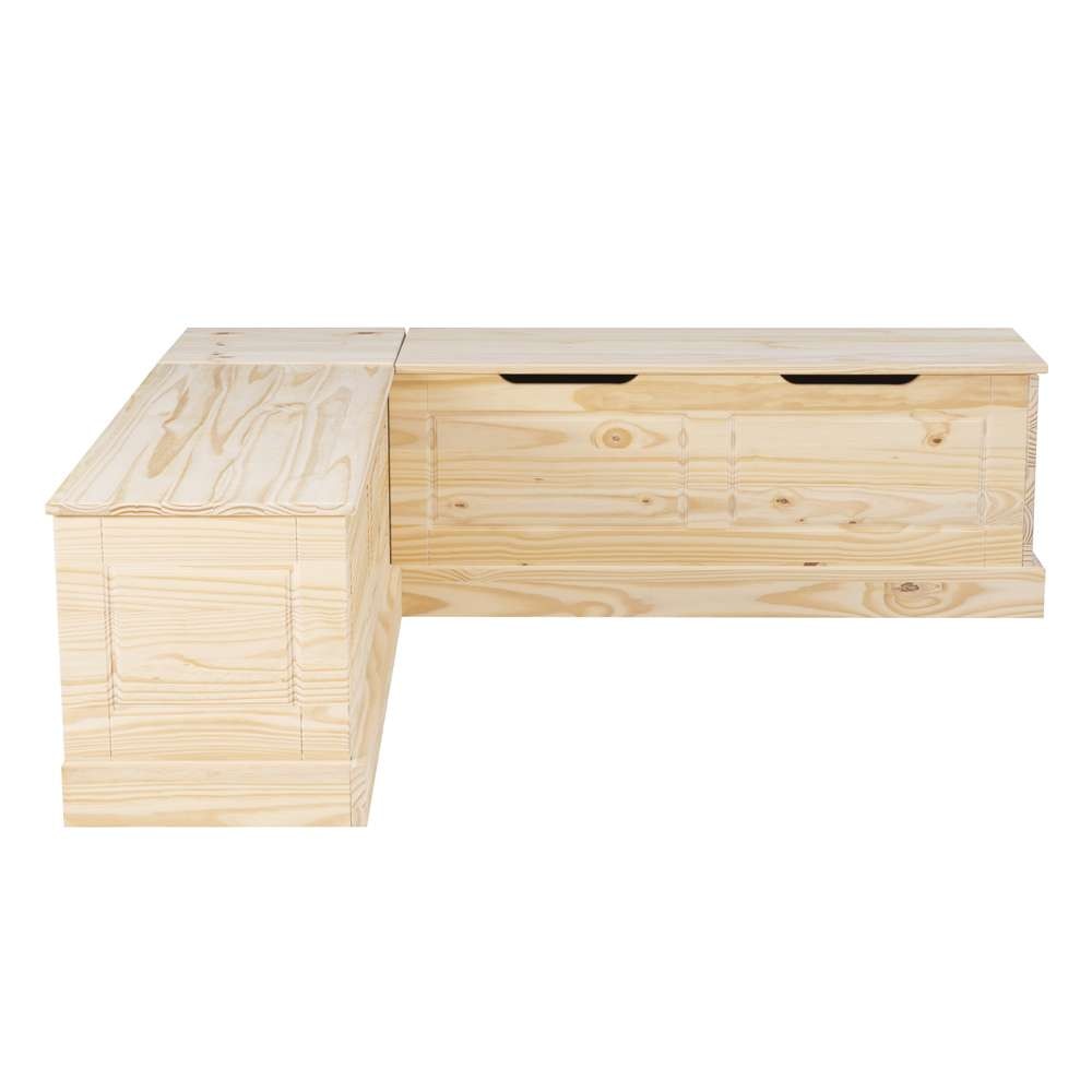 Linon Home Decor - Tobin Backless Nook Unfinished - NK158UNF01U veiw 3