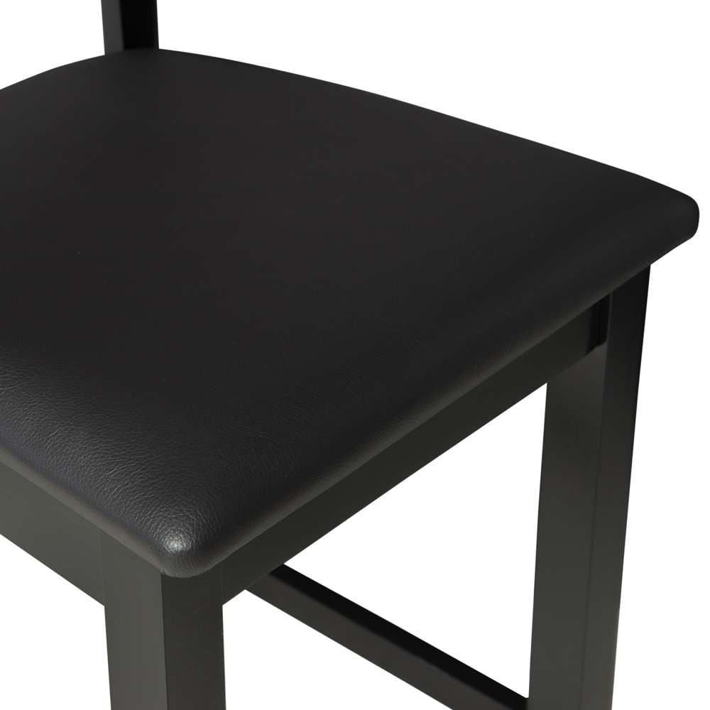 Linon Home Decor - Torino 24 In Contemporary Counter Stool - 01854BLK-01-KD-U veiw 3