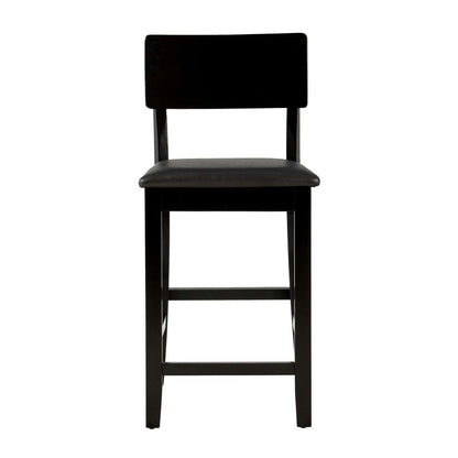 Linon Home Decor - Torino 24 In Contemporary Counter Stool - 01854BLK-01-KD-U veiw 4