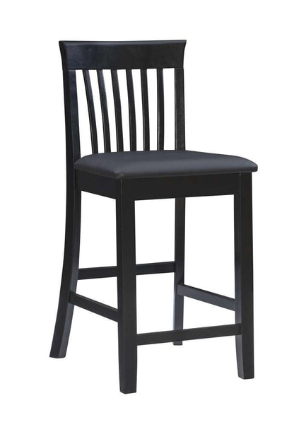 Linon Home Decor - Torino 24 In Craftsman Counter Stool - 01857BLK01U veiw 1