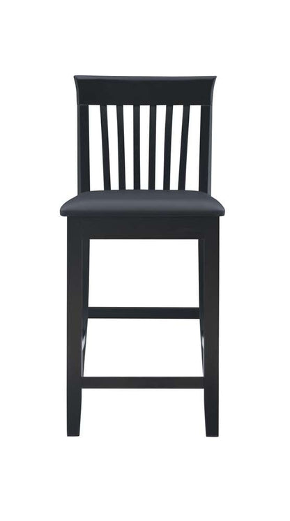Linon Home Decor - Torino 24 In Craftsman Counter Stool - 01857BLK01U veiw 2