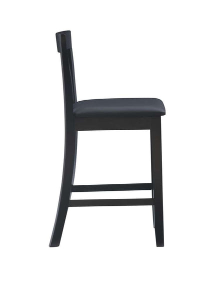 Linon Home Decor - Torino 24 In Craftsman Counter Stool - 01857BLK01U veiw 3