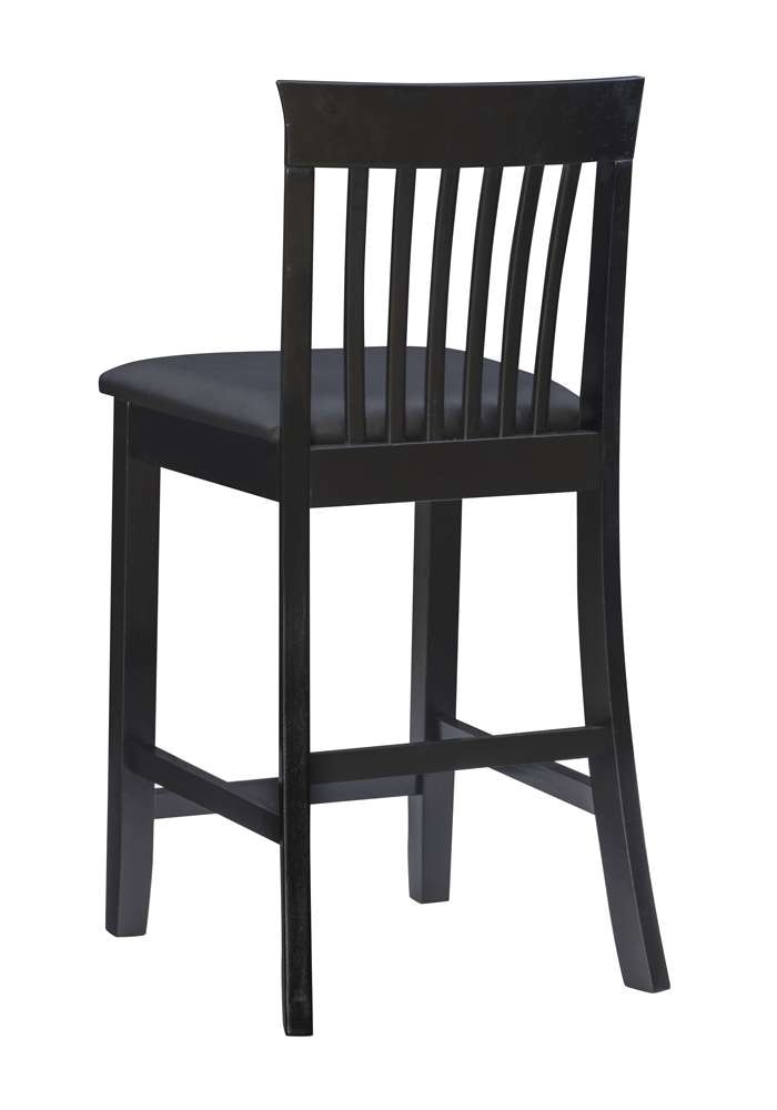 Linon Home Decor - Torino 24 In Craftsman Counter Stool - 01857BLK01U veiw 4