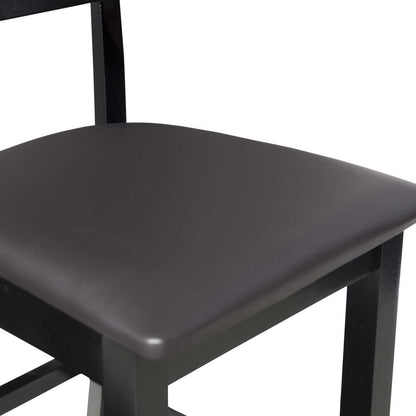 Linon Home Decor - Torino 30 In Contemporary Bar Stool - 01855BLK-01-KD-U veiw 6