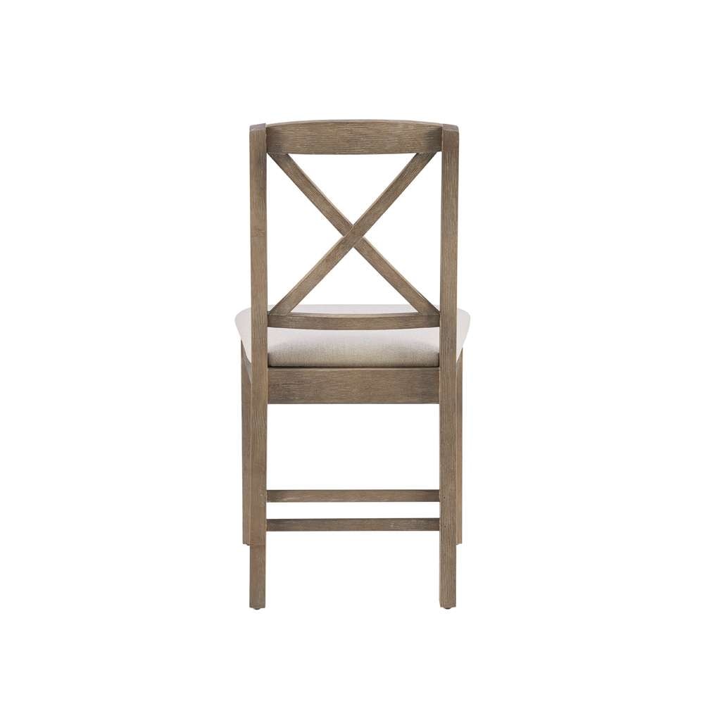 Linon Home Decor - Torino Grey Wash X Back Dining Chair (Set of 2) - 01711GWASH02U veiw 5