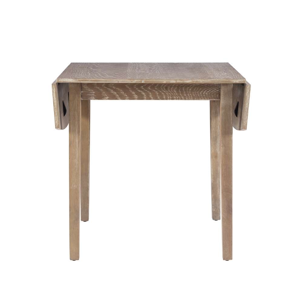 Linon Home Decor - Torino Square Drop Leaf Table Grey Wash - DT100GWASH01U view 2