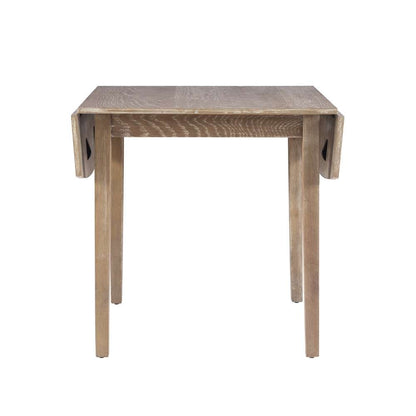 Linon Home Decor - Torino Square Drop Leaf Table Grey Wash - DT100GWASH01U view 2