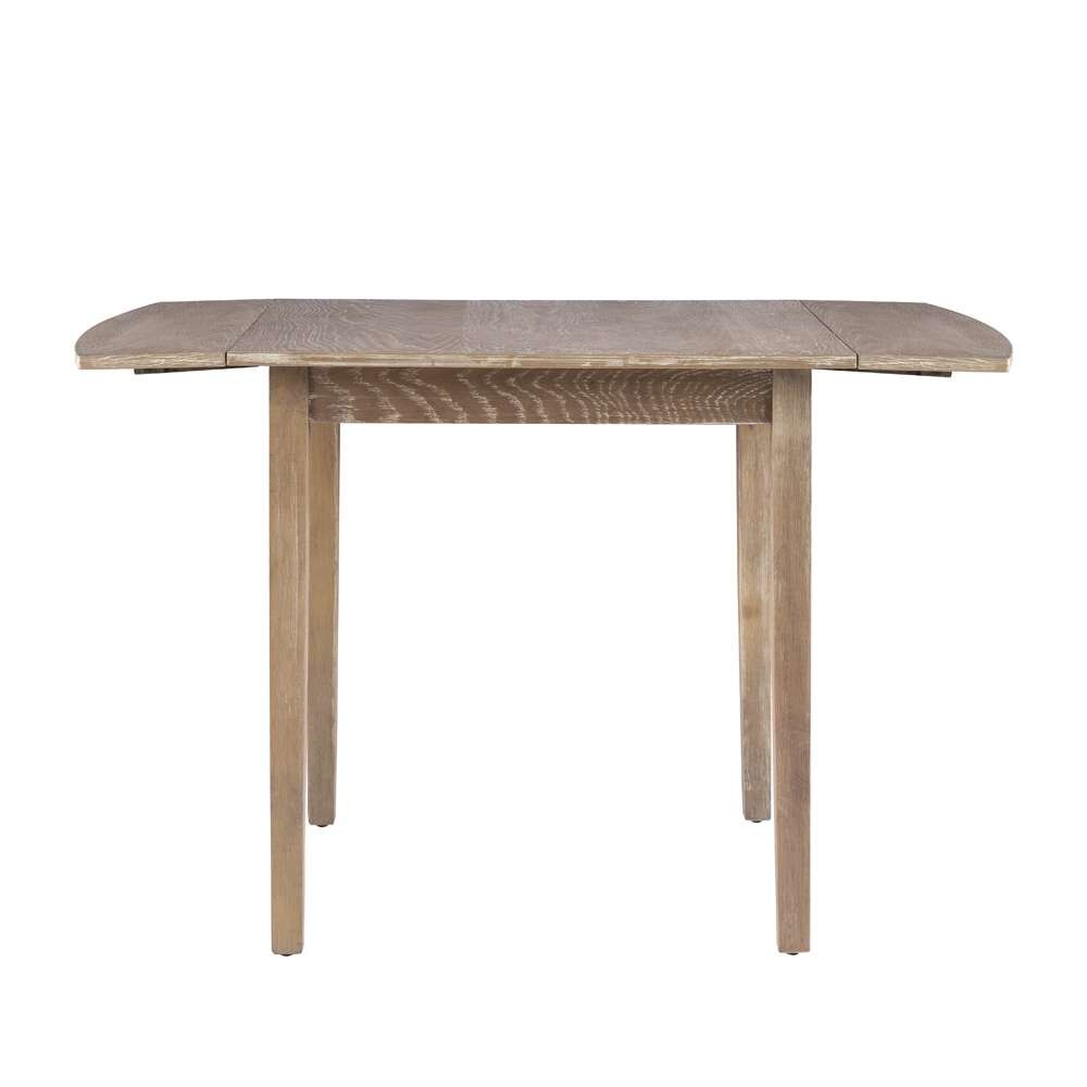 Linon Home Decor - Torino Square Drop Leaf Table Grey Wash - DT100GWASH01U view 6