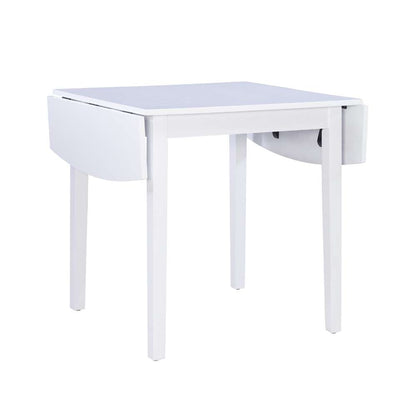 Linon Home Decor - Torino Square Drop Leaf Tbl White - DT100WHT01U veiw 1