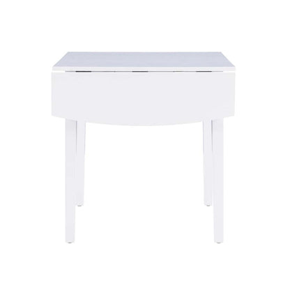 Linon Home Decor - Torino Square Drop Leaf Tbl White - DT100WHT01U veiw 3