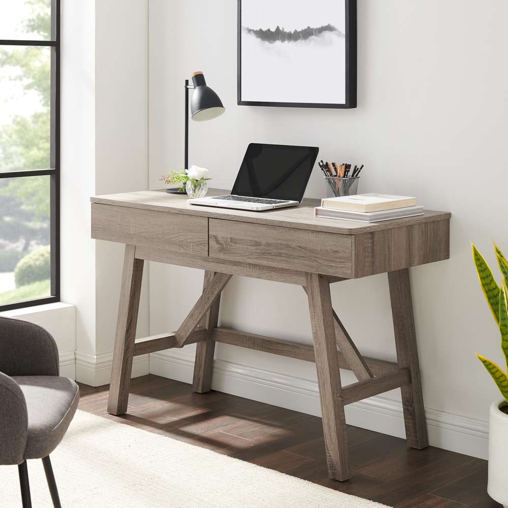 Linon Home Decor - Tracey Desk - 69337GRY01U veiw 1