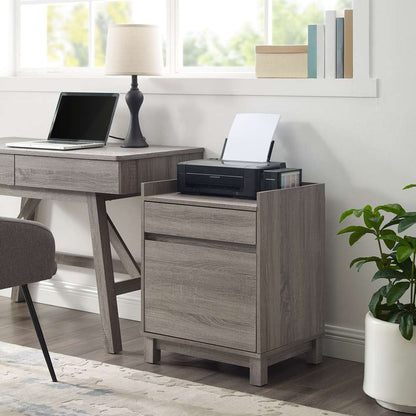 Linon Home Decor - Tracey Filing Cabinet - 69335GRY01U veiw 3