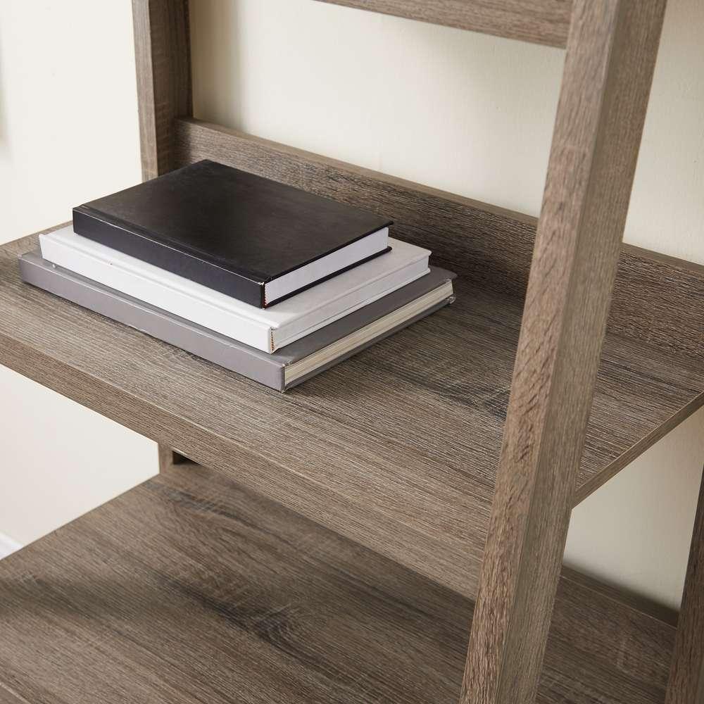 Linon Home Decor - Tracey Ladder Bookcase - 69336GRY01U veiw 2