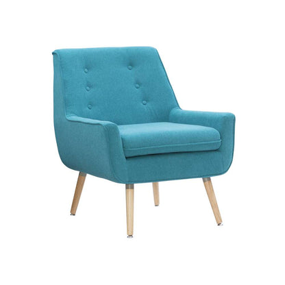 Linon Home Decor - Trelis Chair - Bright Blue - 368360MER01U veiw 1