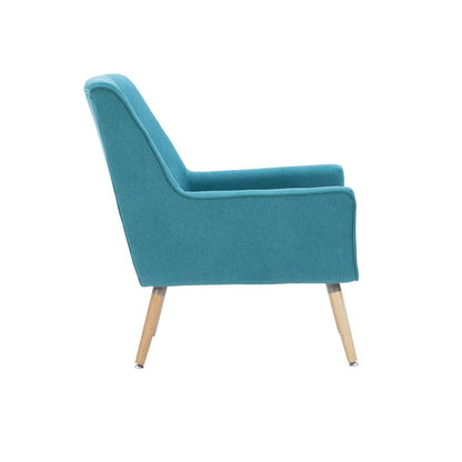 Linon Home Decor - Trelis Chair - Bright Blue - 368360MER01U veiw 3