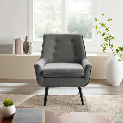 Linon Home Decor - Trelis Chair - Gray Flannel - 368360GRY01U veiw 4