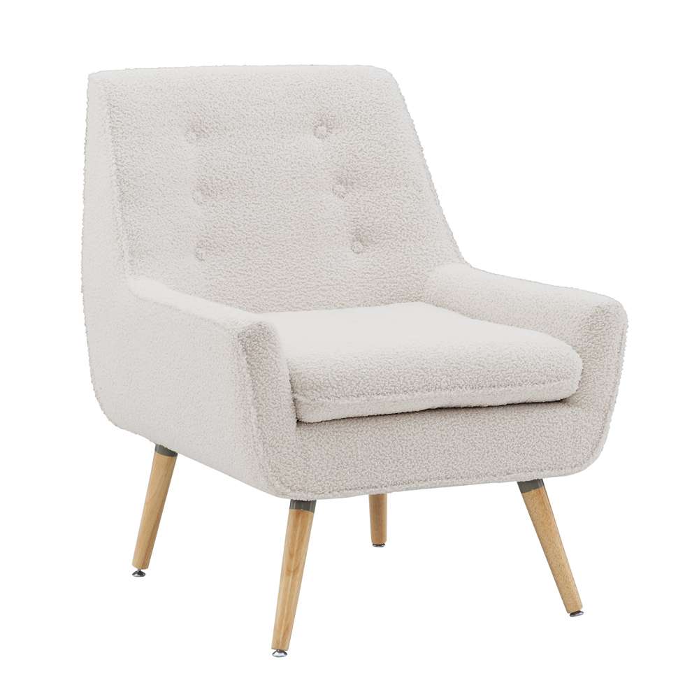 Linon Home Decor - Trelis Chair, Sherpa - CH129FUR01U veiw 1