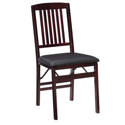 Linon Home Decor - Triena 18 In Mission Back Folding Chair (Set of 2) - 01825ESP-02-AS-U view 1