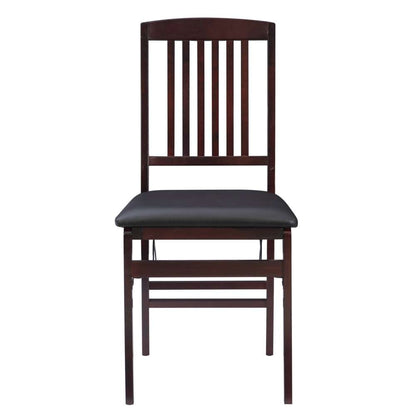 Linon Home Decor - Triena 18 In Mission Back Folding Chair (Set of 2) - 01825ESP-02-AS-U view 2