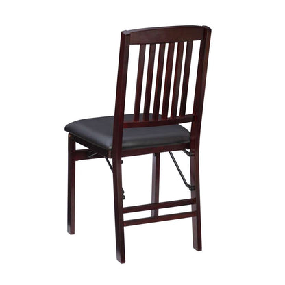Linon Home Decor - Triena 18 In Mission Back Folding Chair (Set of 2) - 01825ESP-02-AS-U view 4
