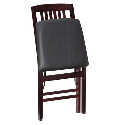 Linon Home Decor - Triena 18 In Mission Back Folding Chair (Set of 2) - 01825ESP-02-AS-U veiw 5