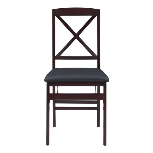 Linon Home Decor - Triena 18 In X Back Folding Chair (Set of 2) - 01826ESP-02-AS-U veiw 2