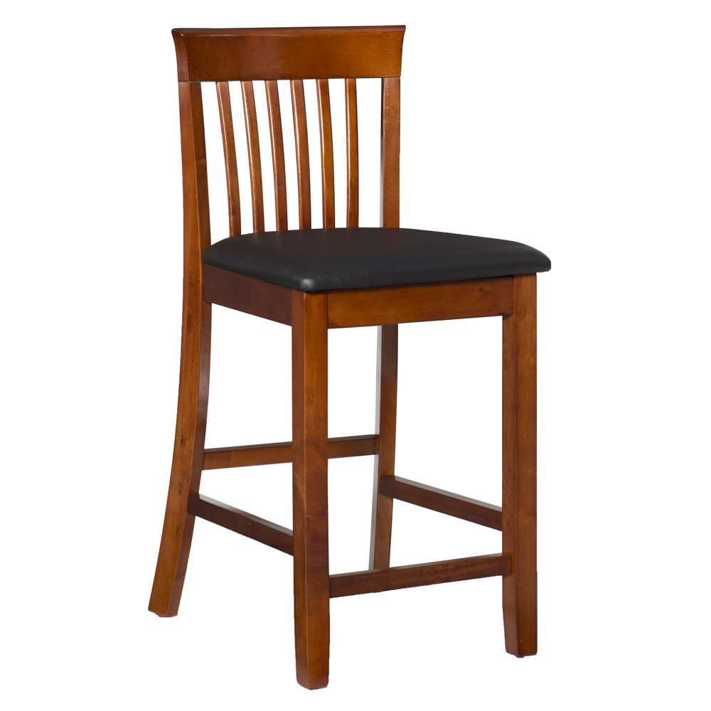 Linon Home Decor - Triena 24 In Craftsman Counter Stool - 01857DKCHY-01-KD-U veiw 1