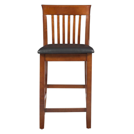 Linon Home Decor - Triena 24 In Craftsman Counter Stool - 01857DKCHY-01-KD-U veiw 2