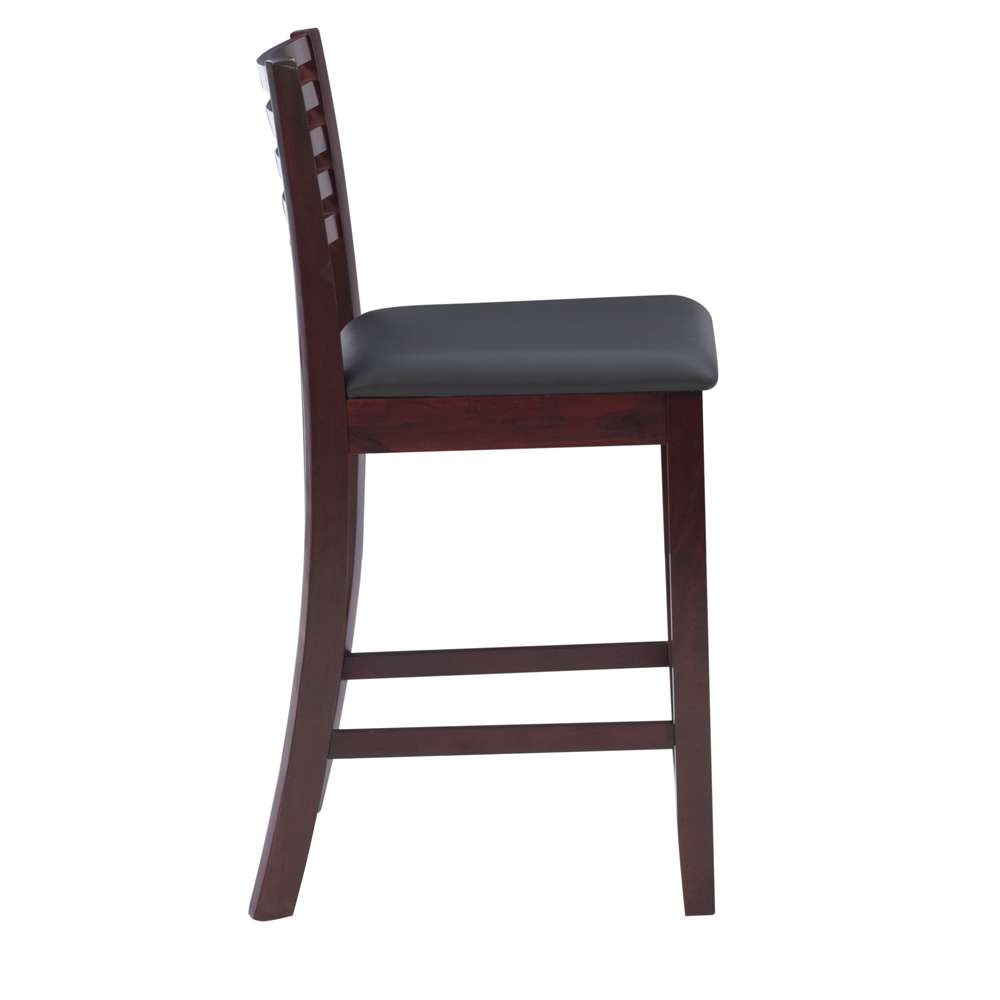 Linon Home Decor - Triena 24 In Ladder Counter Stool - 01863ESP-01-KD-U veiw 3