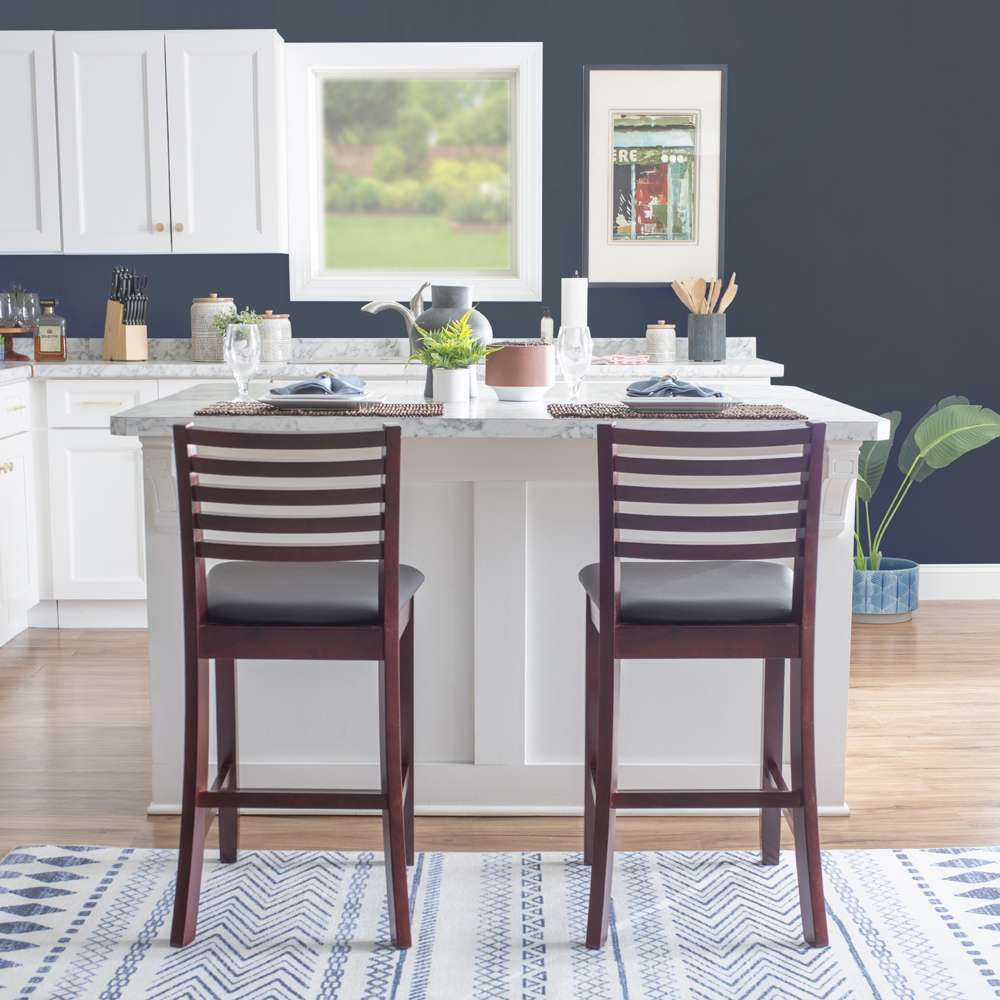 Linon Home Decor - Triena 24 In Ladder Counter Stool - 01863ESP-01-KD-U veiw 5