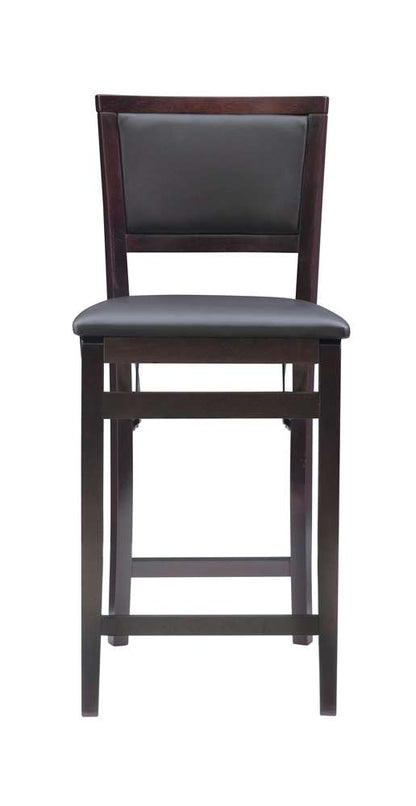 Linon Home Decor - Triena 24 In Pad Back Folding Counter Stool - 01831ESP-01-AS-U veiw 2