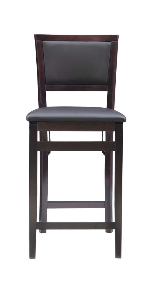 Linon Home Decor - Triena 24 In Pad Back Folding Counter Stool - 01831ESP-01-AS-U veiw 2