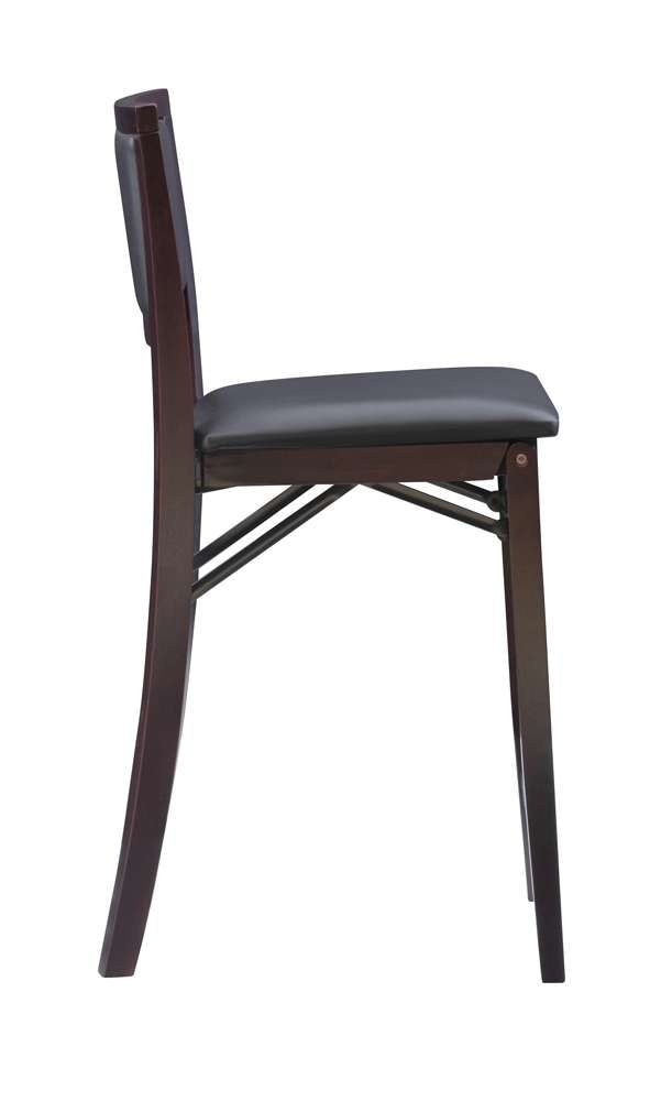 Linon Home Decor - Triena 24 In Pad Back Folding Counter Stool - 01831ESP-01-AS-U veiw 3