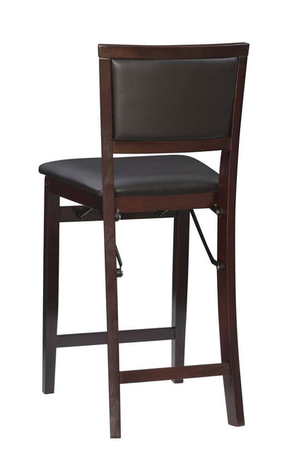 Linon Home Decor - Triena 24 In Pad Back Folding Counter Stool - 01831ESP-01-AS-U veiw 4
