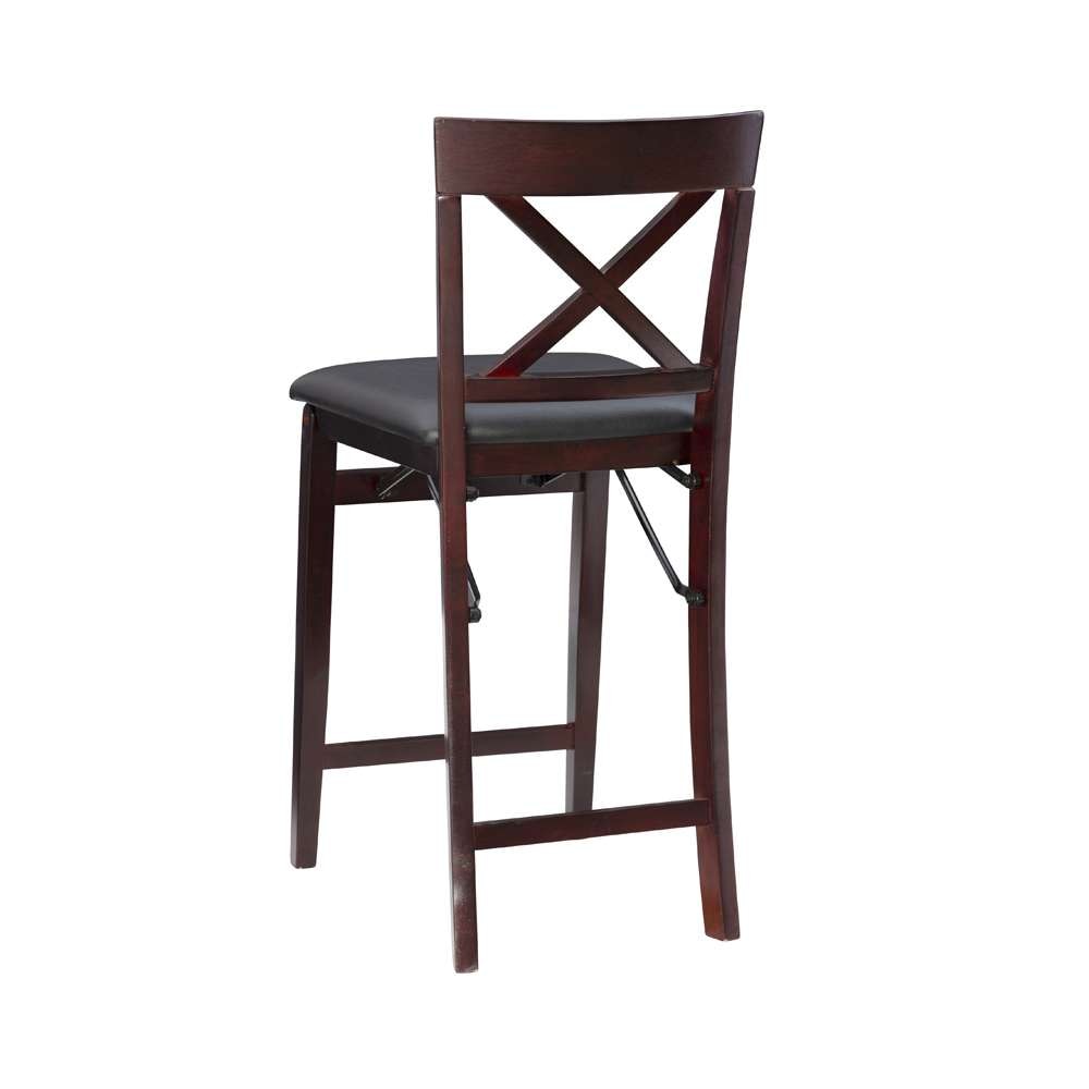 Linon Home Decor - Triena 24 In X Back Folding Counter Stool - 01850ESP01ASU veiw 4