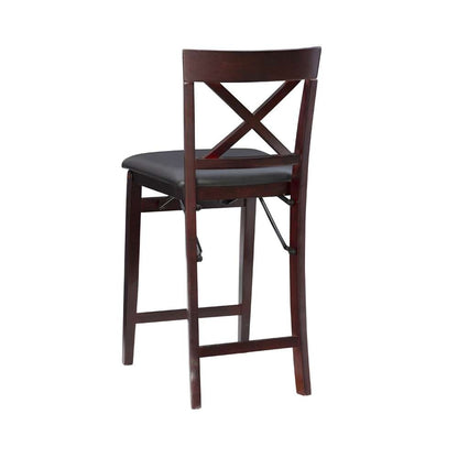 Linon Home Decor - Triena 24 In X Back Folding Counter Stool - 01850ESP01ASU veiw 4
