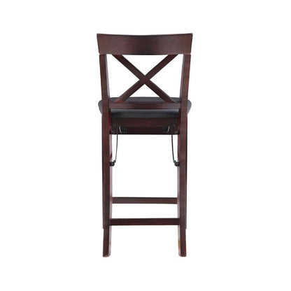 Linon Home Decor - Triena 24 In X Back Folding Counter Stool - 01850ESP01ASU veiw 5
