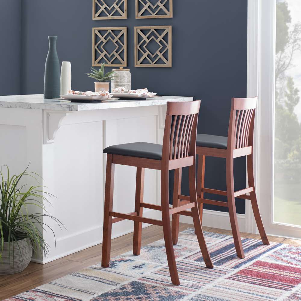 Linon Home Decor - Triena 30 In Craftsman Bar Stool - 01858DKCHY-01-KD-U veiw 6