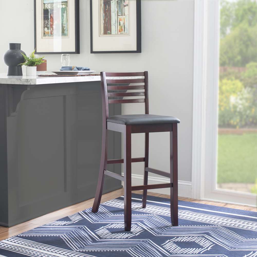 Linon Home Decor - Triena 30 In Ladder Bar Stool - 01864ESP-01-KD-U veiw 6