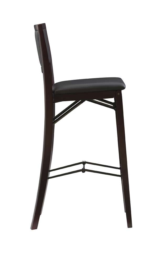 Linon Home Decor - Triena 30 In Pad Back Folding Bar Stool - 01832ESP-01-AS-U veiw 3