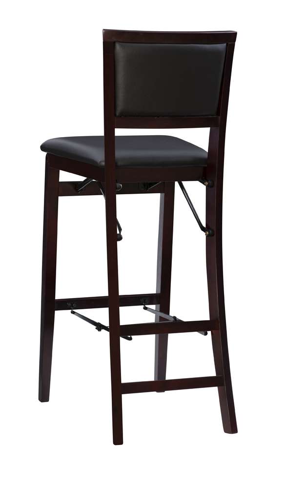 Linon Home Decor - Triena 30 In Pad Back Folding Bar Stool - 01832ESP-01-AS-U veiw 4