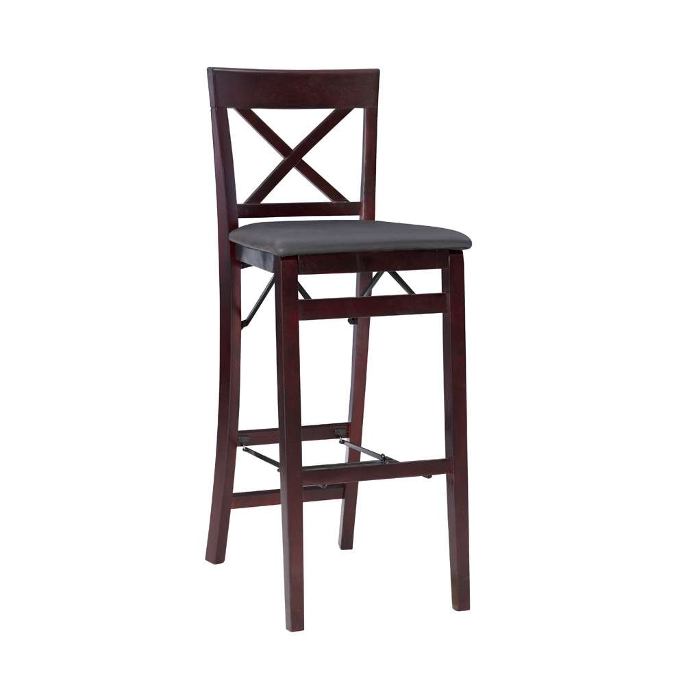 Linon Home Decor - Triena 30 In X Back Folding Bar Stool - 01851ESP01ASU veiw 1