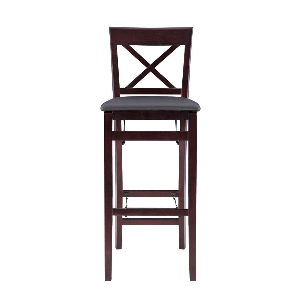 Linon Home Decor - Triena 30 In X Back Folding Bar Stool - 01851ESP01ASU veiw 2