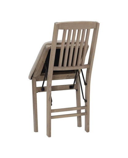 Linon Home Decor - Triena Mission Folding Chairs Grey Wash (Set of 2) - FD32GWASH02ASU veiw 8
