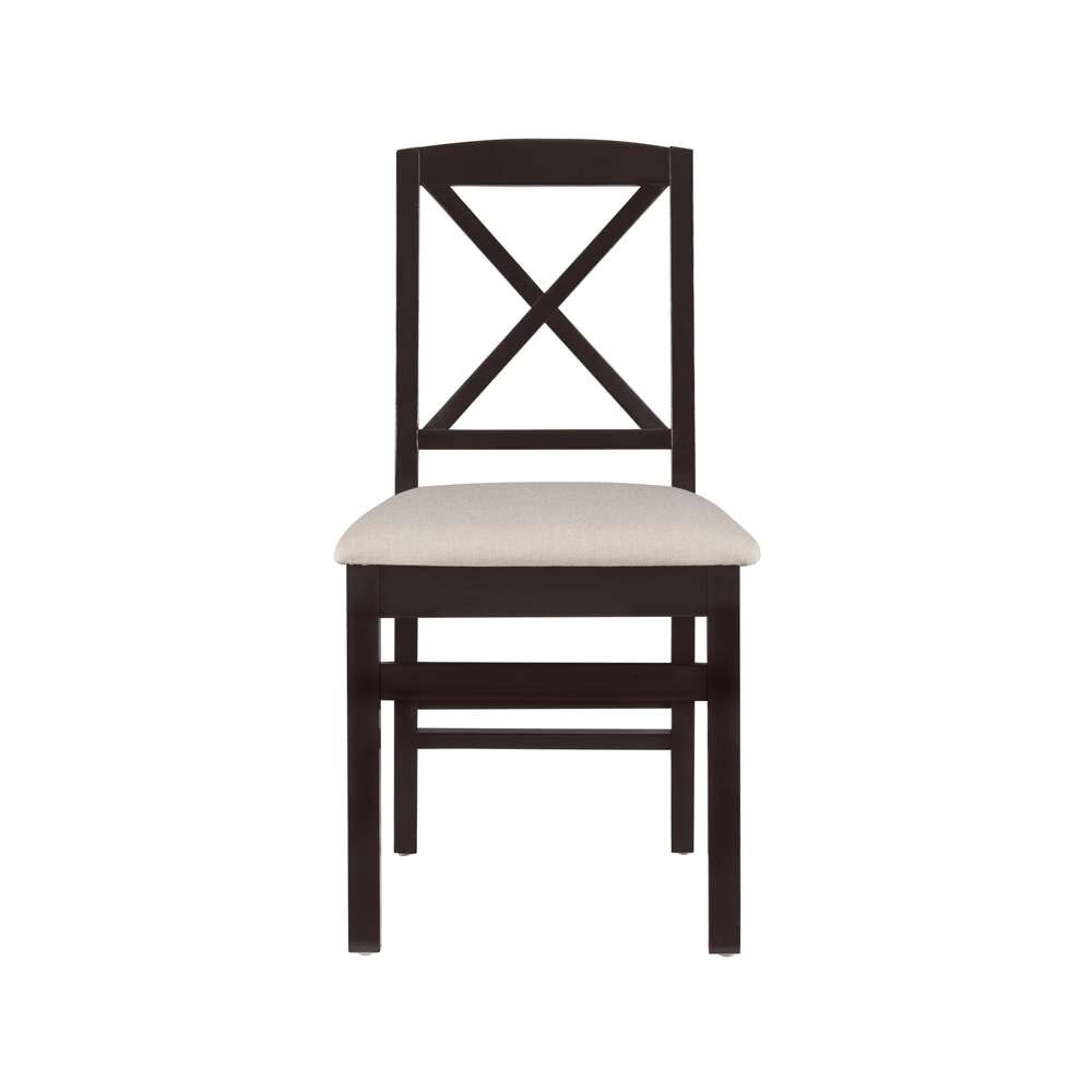 Linon Home Decor - Triena X Back Dining Chair Black (Set of 2) - CH145BLK02U view 2
