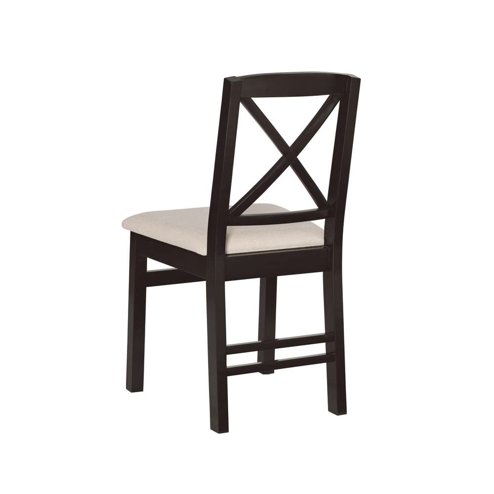 Linon Home Decor - Triena X Back Dining Chair Black (Set of 2) - CH145BLK02U veiw 4