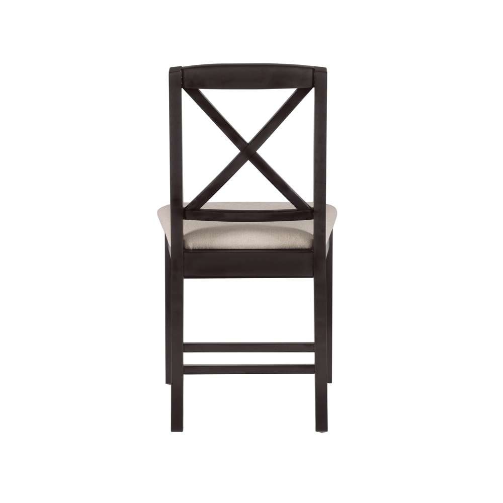 Linon Home Decor - Triena X Back Dining Chair Black (Set of 2) - CH145BLK02U veiw 5