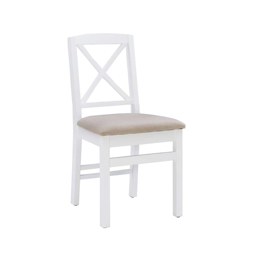 Linon Home Decor - Triena X Back Dining Chair White (Set of 2) - CH145WHT02U veiw 1